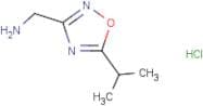 [(5-Isopropyl-1,2,4-oxadiazol-3-yl)methyl]amine hydrochloride