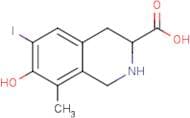 7-Hydroxy-6,8-diiodo-1,2,3,4-tetrahydroisoquinoline-3-carboxylic acid