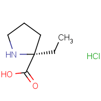 (S)-2-ethylpyrrolidine-2-carboxylic acid hydrochloride