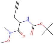 tert-Butyl [1-[methoxy(methyl)amino]-1-oxo-4-pentyn-2-yl]carbamate