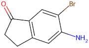 5-Amino-6-bromo-2,3-dihydro-1H-inden-1-one