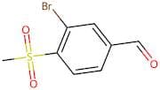 3-Bromo-4-(methylsulfonyl)benzaldehyde