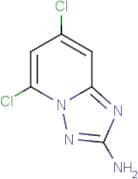 5,7-Dichloro[1,2,4]triazolo[1,5-a]pyrimidin-2-amine