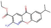 Ethyl 2-amino-7-isopropyl-5-oxo-5H-chromeno[2,3-b]pyridine-3-carboxylate
