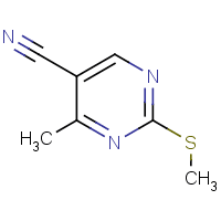 4-Methyl-2-(methylthio)-5-pyrimidinecarbonitrile