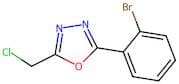 2-(2-Bromophenyl)-5-(chloromethyl)-1,3,4-oxadiazole