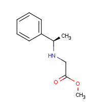 Methyl 2-([(1r)-1-phenylethyl]amino)acetate
