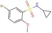 5-Bromo-N-cyclopropyl-2-methoxybenzenesulphonamide