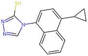 4-(4-Cyclopropylnaphthalen-1-yl)-4H-1,2,4-triazole-3-thiol