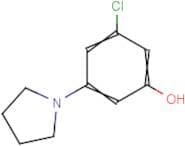 3-Chloro-5-(pyrrolidin-1-yl)phenol