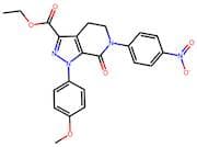 Ethyl 1-(4-methoxyphenyl)-6-(4-nitrophenyl)-7-oxo-4,5,6,7-tetrahydro-1H-pyrazolo[3,4-c]pyridine-3-…