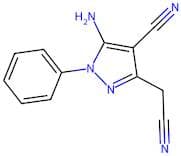 5-Amino-3-(cyanomethyl)-1-phenyl-1H-pyrazole-4-carbonitrile