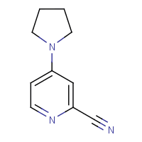 4-(Pyrrolidin-1-yl)pyridine-2-carbonitrile