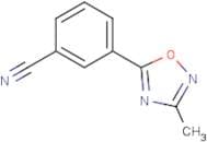 3-(3-Methyl-1,2,4-oxadiazol-5-yl)benzonitrile