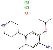 2-Isopropoxy-5-methyl-4-(piperidin-4-yl)aniline dihydrochloride hydrate