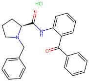 (S)-N-(2-benzoylphenyl)-1-benzylpyrrolidine-2-carboxamide hydrochloride