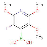 (3-Iodo-2,5,6-trimethoxypyridin-4-yl)boronic acid