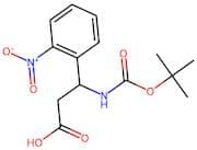 3-((tert-Butoxycarbonyl)amino)-3-(2-nitrophenyl)propanoic acid