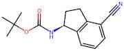 tert-Butyl N-[(1S)-4-cyano-2,3-dihydro-1H-inden-1-yl]carbamate