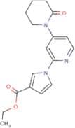 Ethyl 1-[4-(2-oxopiperidin-1-yl)pyridin-2-yl]pyrrole-3-carboxylate