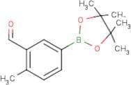 2-Methyl-5-(4,4,5,5-tetramethyl-1,3,2-dioxaborolan-2-yl)benzaldehyde