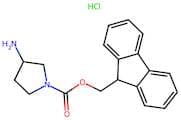 (9H-Fluoren-9-yl)methyl3-aminopyrrolidine-1-carboxylatehydrochloride