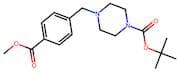 4-[4-(Methoxycarbonyl)benzyl]piperazine, N1-BOC protected