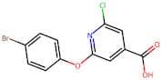 2-(4-Bromophenoxy)-6-chloropyridine-4-carboxylic acid
