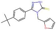 5-[4-(tert-Butyl)phenyl]-4-(2-furylmethyl)-4H-1,2,4-triazole-3-thiol
