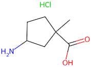3-Amino-1-methylcyclopentane-1-carboxylic acid hydrochloride