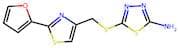 5-[[2-(Furan-2-yl)-1,3-thiazol-4-yl]methylsulfanyl]-1,3,4-thiadiazol-2-amine