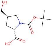 (2S,4R)-1-(tert-butoxycarbonyl)-4-(hydroxymethyl)pyrrolidine-2-carboxylic acid
