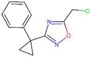 5-Chloromethyl-3-(1-phenyl-cyclopropyl)-[1,2,4]oxadiazole