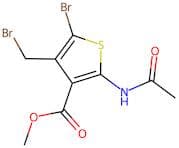 2-Acetylamino-5-bromo-4-bromomethyl-thiophene-3-carboxylic acid methyl ester