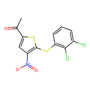 1-[5-(2,3-Dichloro-phenylsulfanyl)-4-nitro-thiophen-2-yl]-ethanone