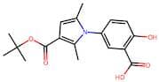 1-(3-Carboxy-4-hydroxy-phenyl)-2,5-dimethyl-1H-pyrrole-3-carboxylic acid tert-butyl ester