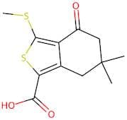 6,6-Dimethyl-3-methylsulfanyl-4-oxo-4,5,6,7-tetrahydro-benzo[c]thiophene-1-carboxylic acid