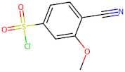 4-Cyano-3-methoxy-benzenesulfonyl chloride