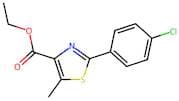 2-(4-Chloro-phenyl)-5-methyl-thiazole-4-carboxylic acid ethyl ester