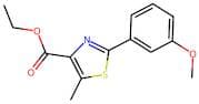 2-(3-Methoxy-phenyl)-5-methyl-thiazole-4-carboxylic acid ethyl ester