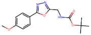 2-tert-Butyloxycarbonylaminomethyl-[5-(4-methoxyphenyl)-[1,3,4]oxadiazole