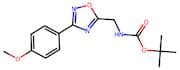 5-(tert-Butyloxycarbonyamino)methyl-3-(4-methoxyphenyl)-[1,2,4]oxadiazole