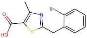 2-(2-Bromobenzyl)-4-methylthiazole-5-carboxylic acid