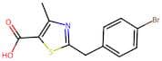 2-(4-Bromobenzyl)-4-methylthiazole-5-carboxylic acid