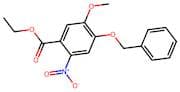 4-Benzyloxy-5-methoxy-2-nitro-benzoic acid ethyl ester