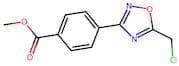 4-(5-Chloromethyl-[1,2,4]oxadiazol-3-yl)-benzoic acid methyl ester