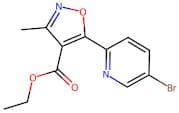 5-(5-Bromo-pyridin-2-yl)-3-methyl-isoxazole-4-carboxylic acid ethyl ester