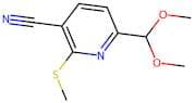 6-Dimethoxymethyl-2-methylsulfanyl-nicotinonitrile