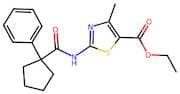 4-Methyl-2-[(1-phenyl-cyclopentanecarbonyl)-amino]-thiazole-5-carboxylic acid ethyl ester