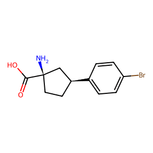 (1R,3S)-1-Amino-3-(4-bromophenyl)cyclopentanecarboxylic acid
